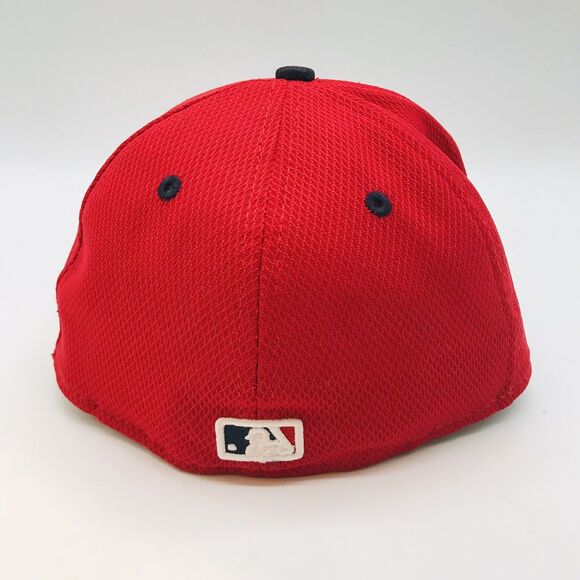 Boston Red Sox MLB Logo Hat Mens 7 1/4 New Era 59FIFTY Red & Black Flag Star Cap - Picture 7 of 12